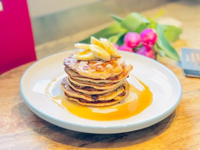 バナナパンケーキ preparation step 1