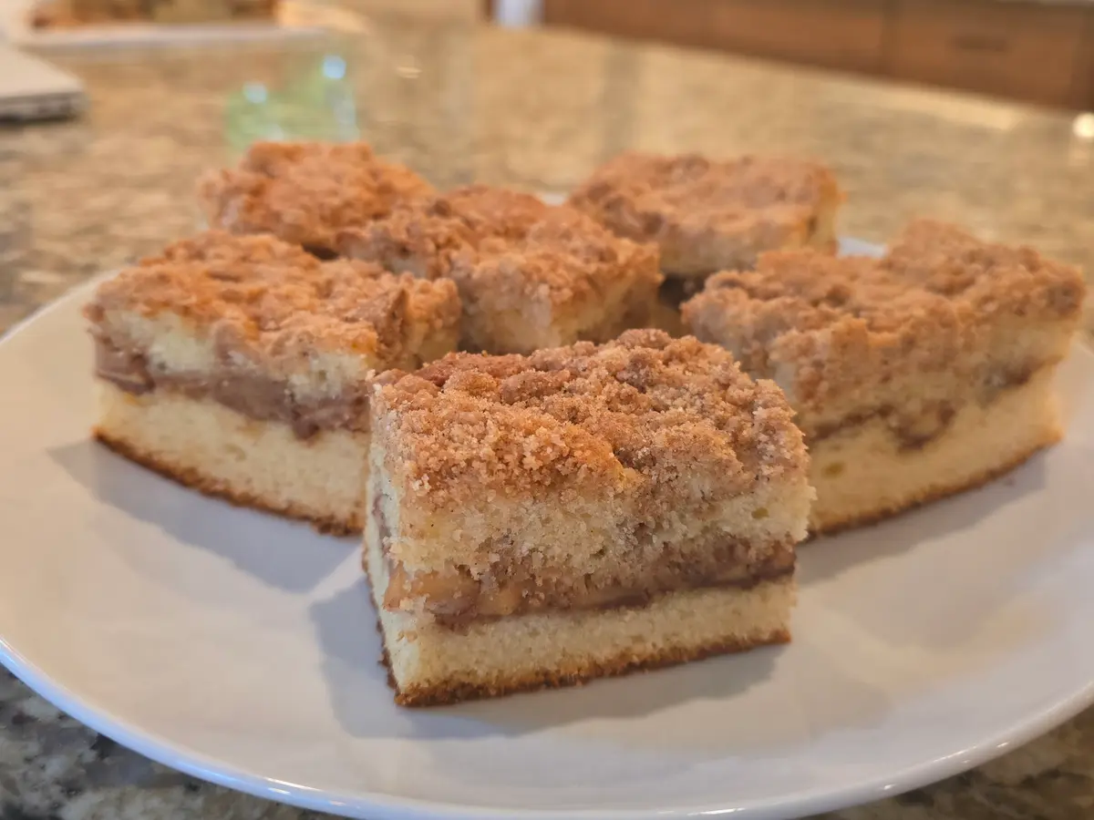 The Very Best Brown-Butter Double-Crumb Apple Coffee Cake