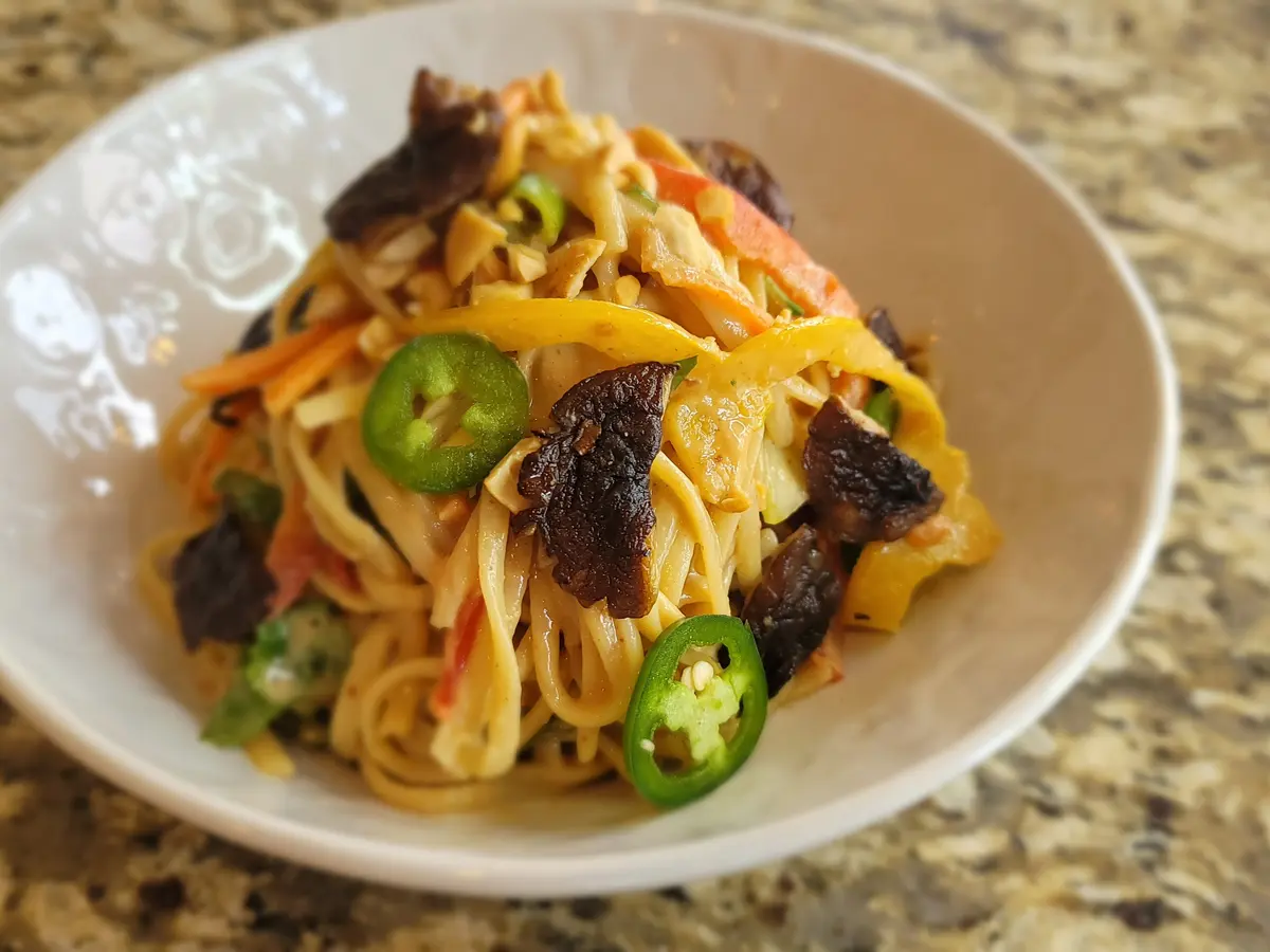 Cold Peanut Pasta Salad