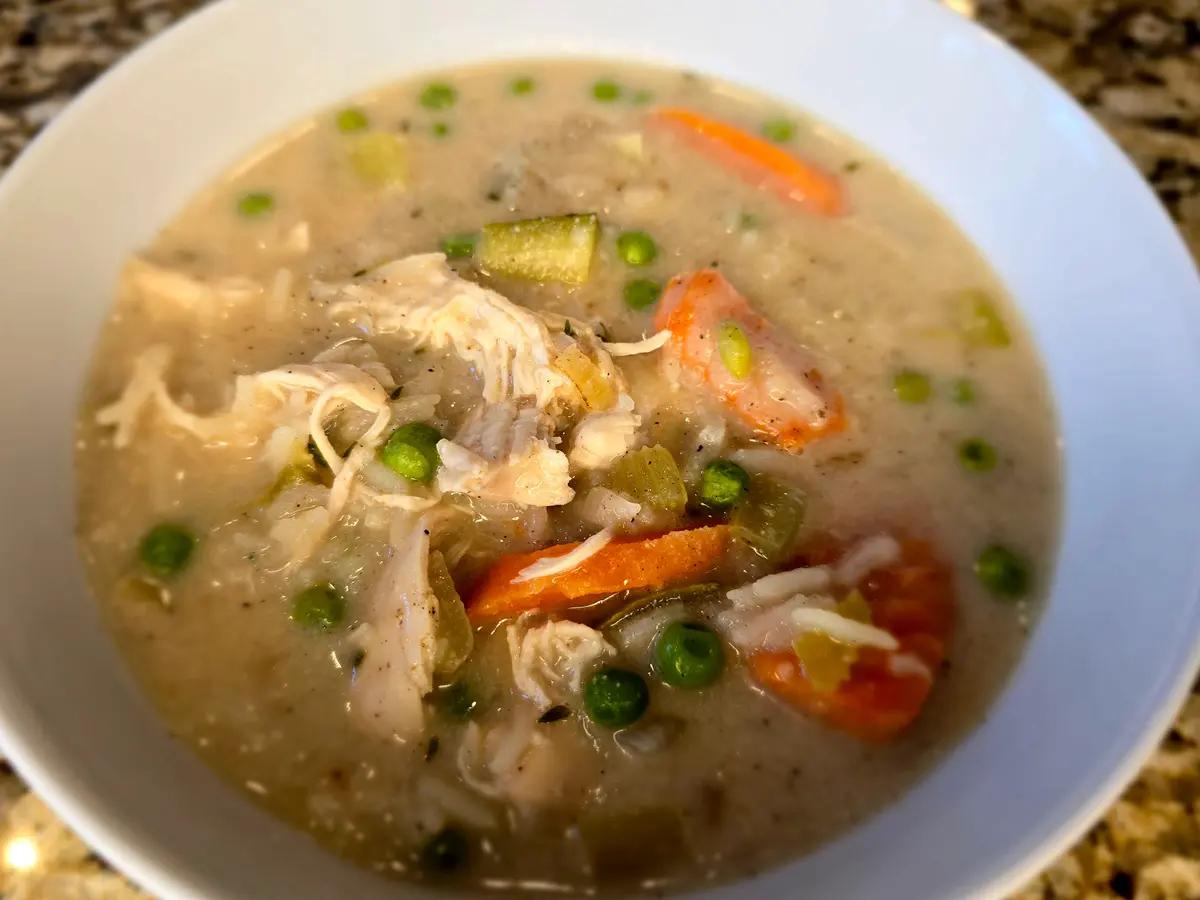 Creamy Chicken Soup with Pickles