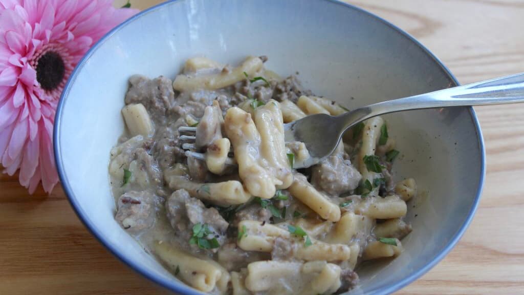 ستروغانوف اللحم المفروم preparation step 3