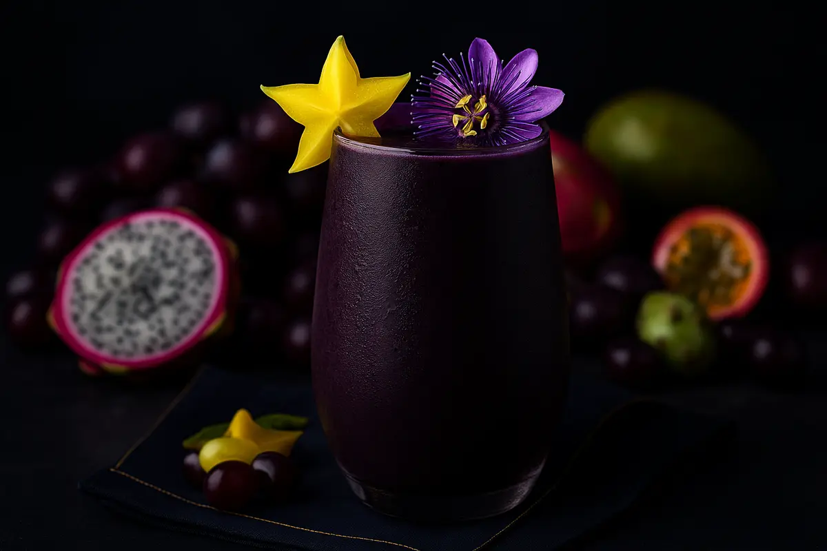 Midnight Elixir Smoothie: A Lush Antioxidant Journey into Dark Fruit Alchemy