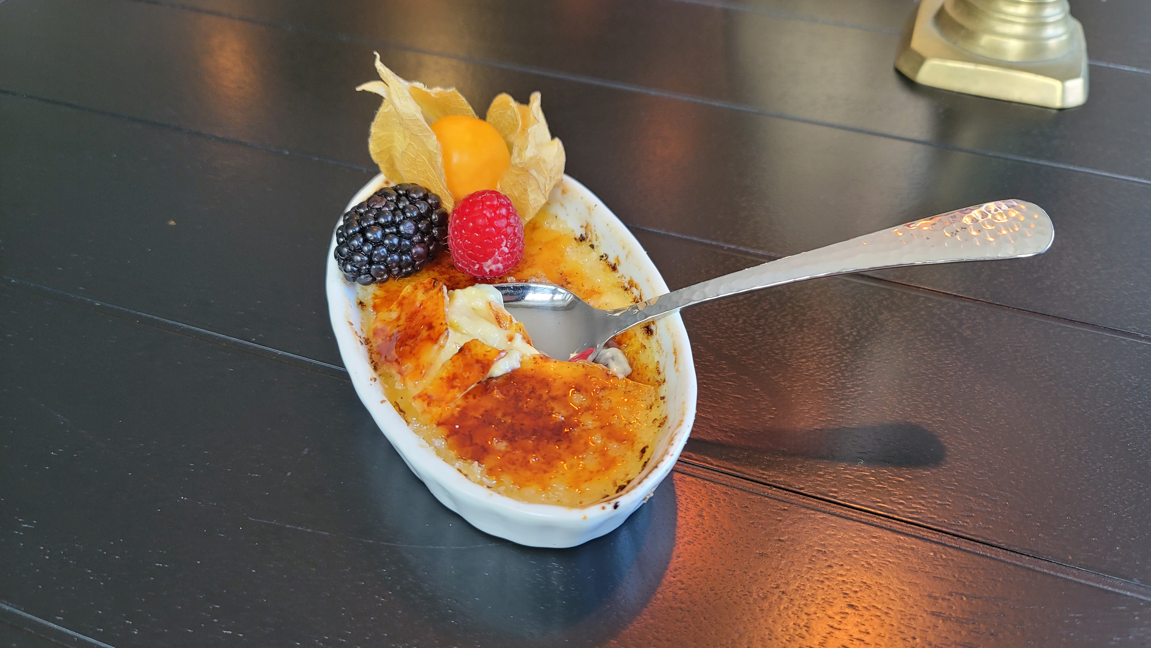 क्रेम ब्रूले preparation step 1