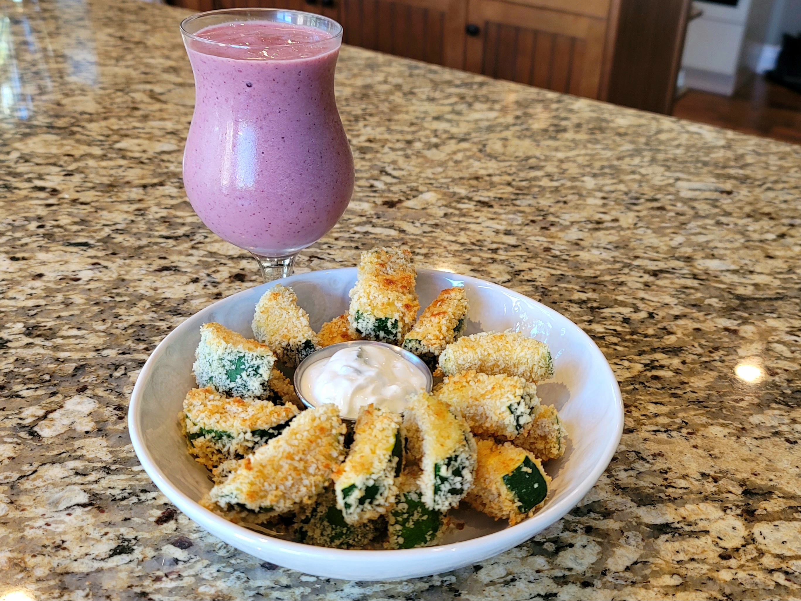 Zucchini Crujiente preparation step 2