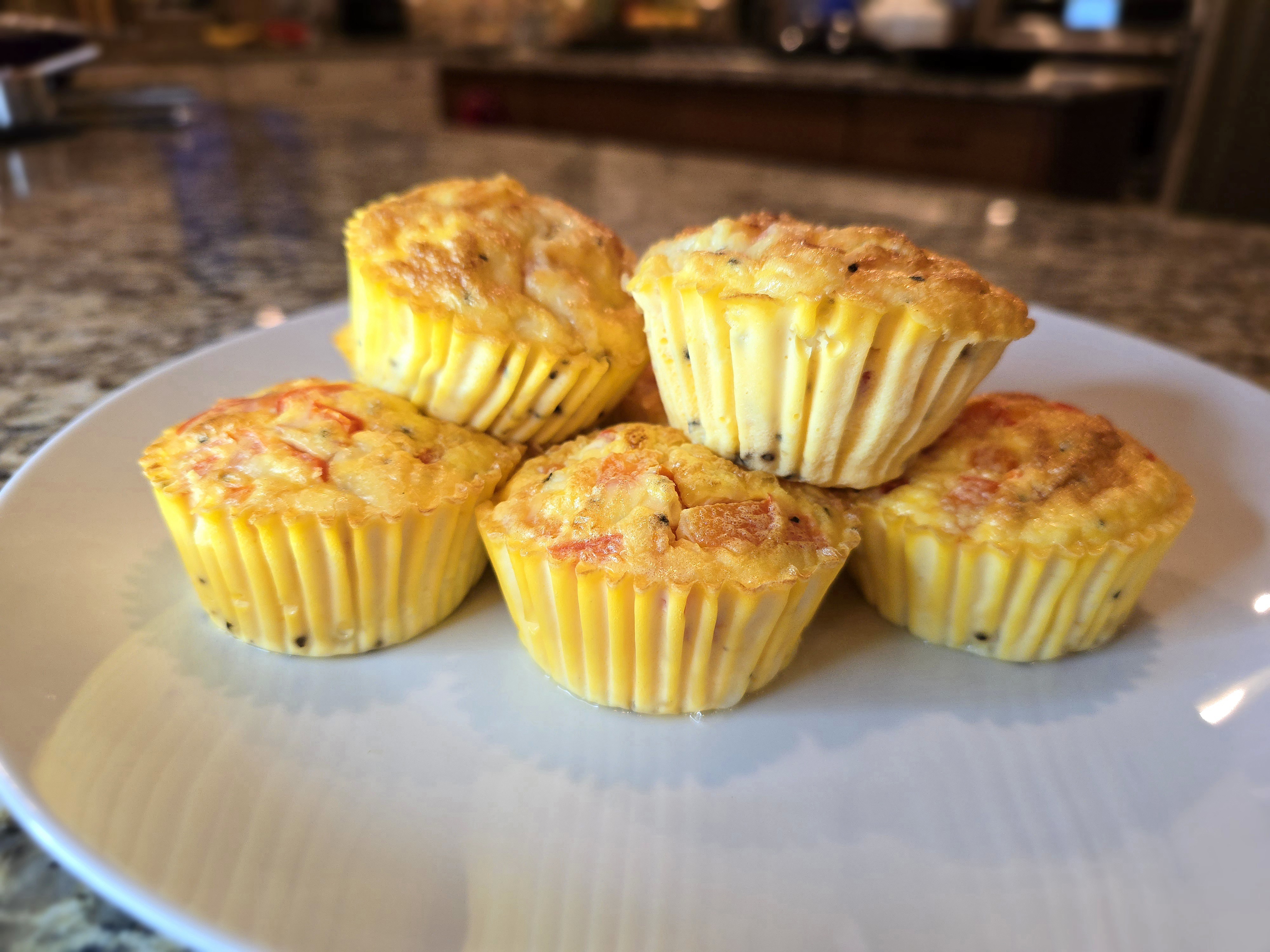 Egg Bites Giàu Đạm, Mềm Mịn Với Phô Mai Cottage