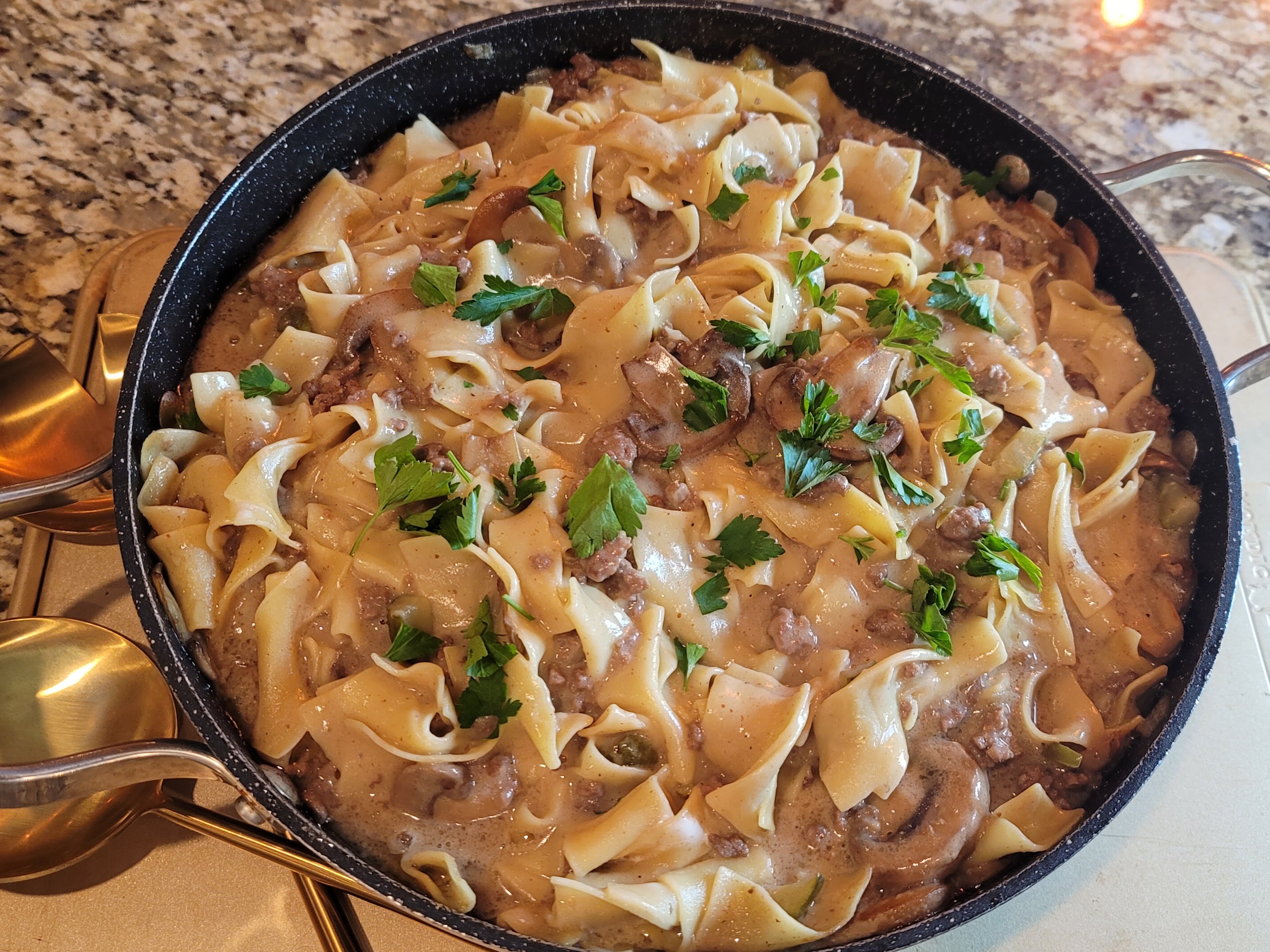 牛肉末斯特罗加诺夫 preparation step 1