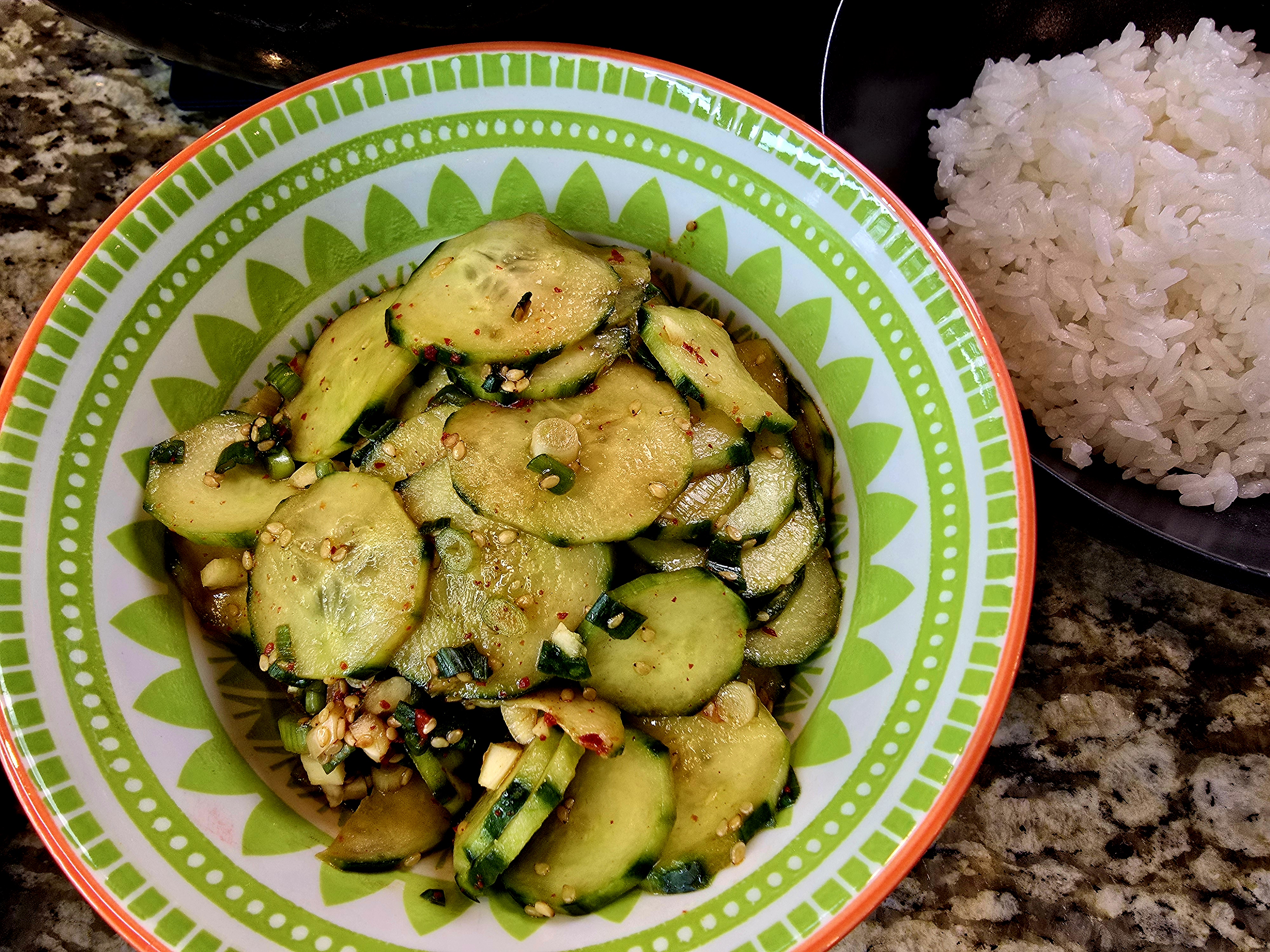 Salade de concombre épicée coréenne (Oi Muchim)