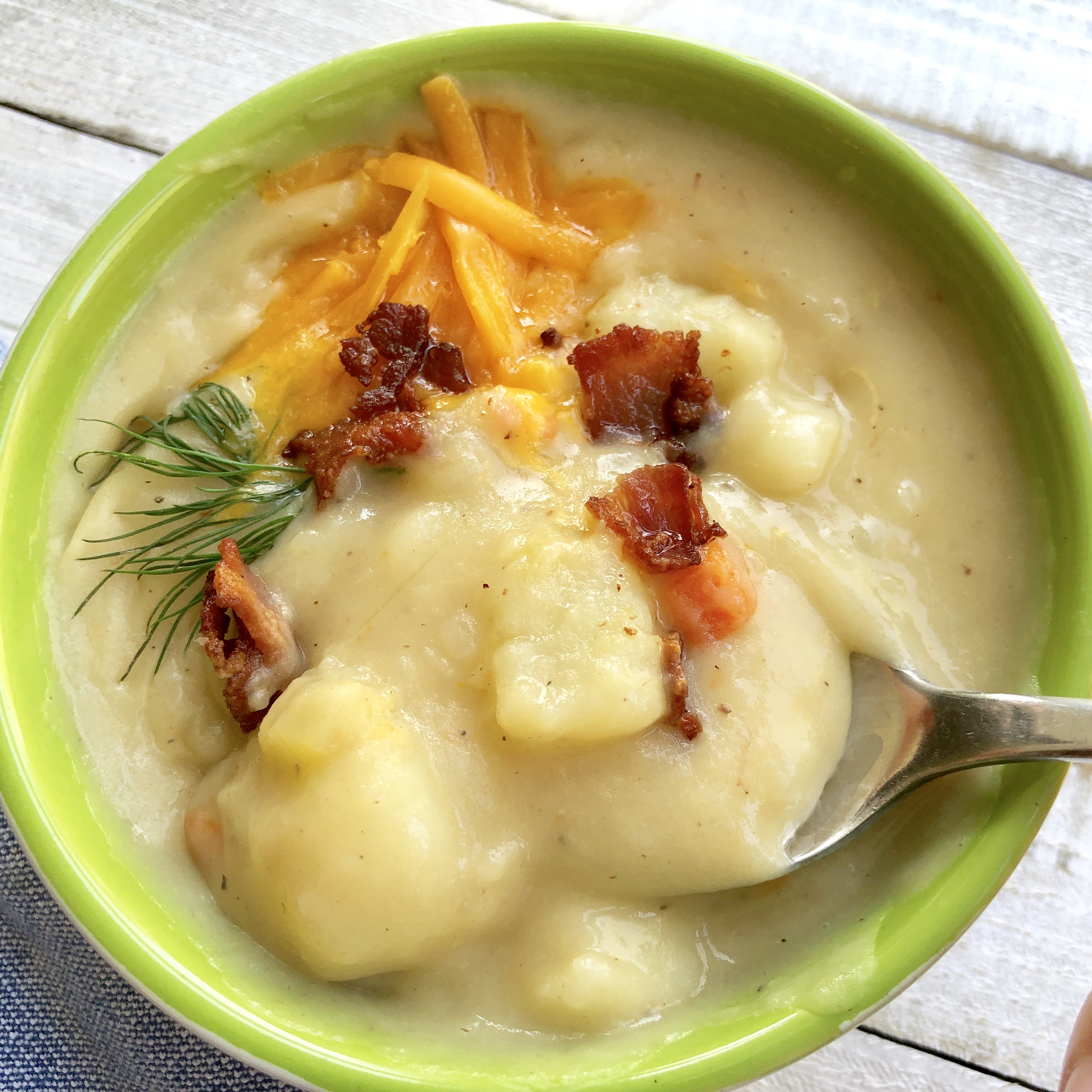 Kartoffel-Speck-Suppe preparation step 1