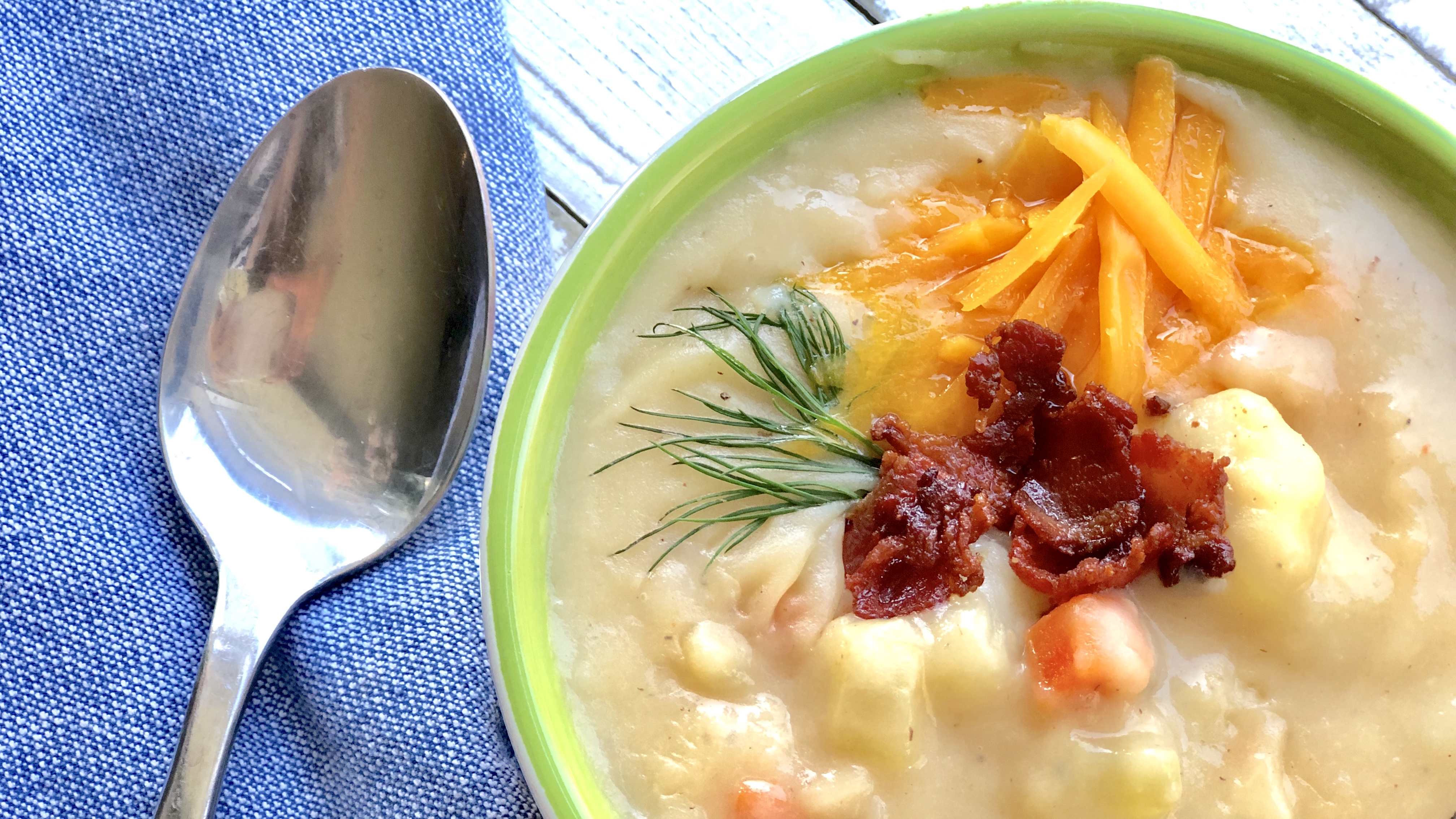 Kartoffel-Speck-Suppe preparation step 2