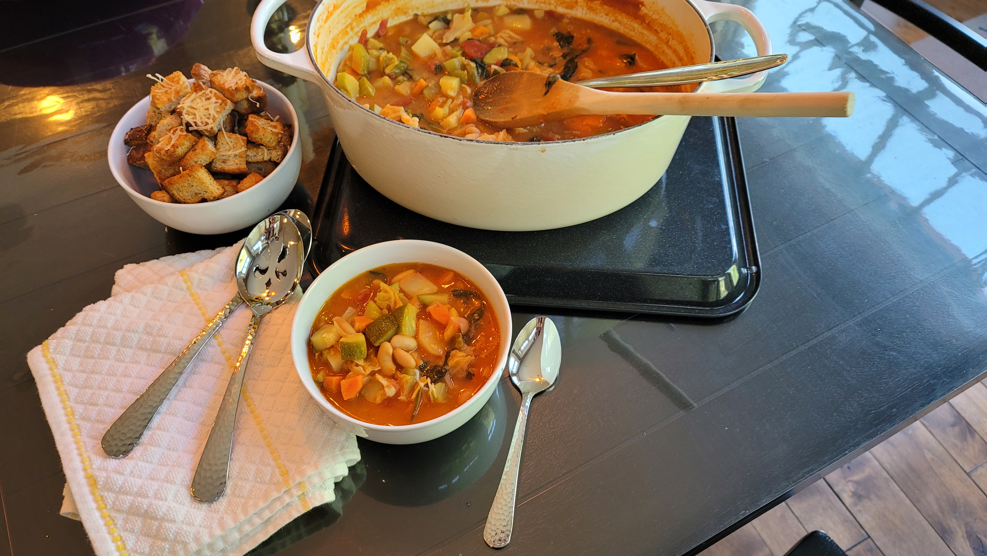 トスカーナ風野菜スープ preparation step 3