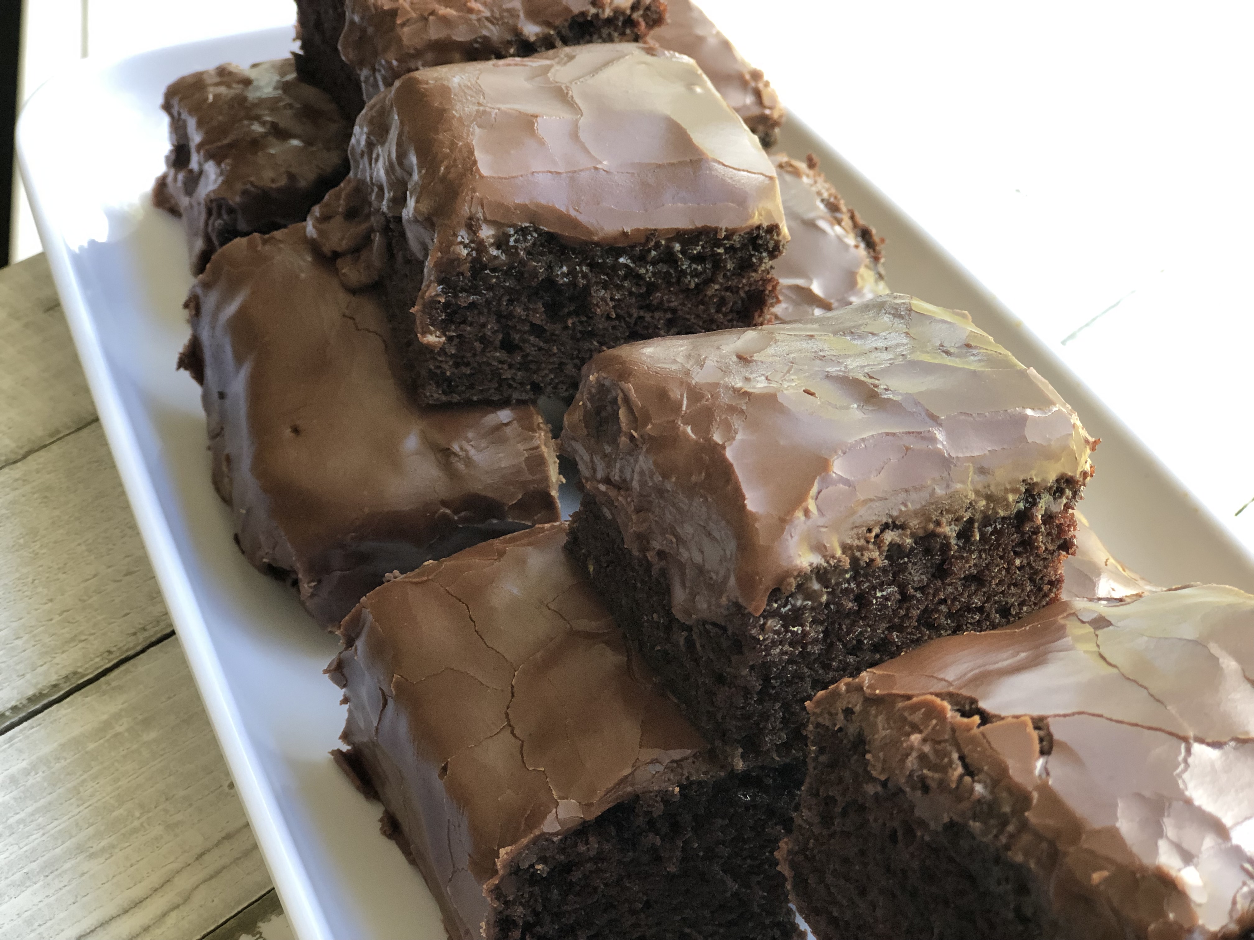 しっとり濃厚チョコレートズッキーニブラウニー＆ファッジフロスティング 🍫